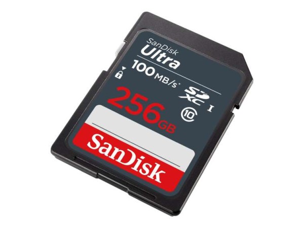 SANDISK Ultra 256GB SDXC Mem Card 100MB SDSDUNR-256G-GN3IN