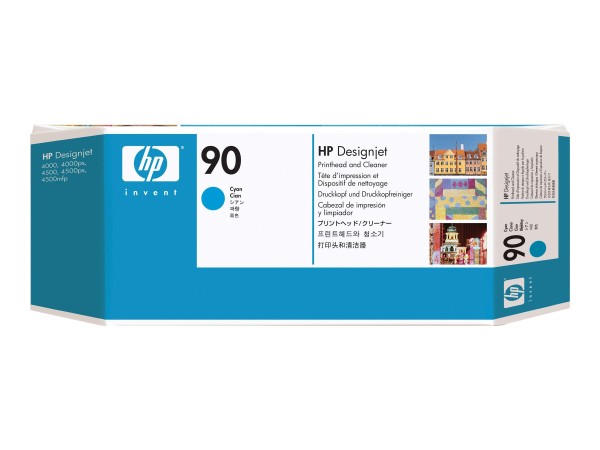 HP HP 90 Cyan Druckkopf mit Reiniger
