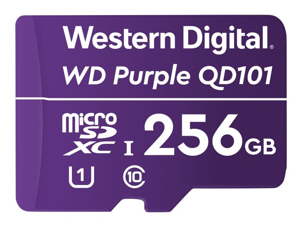 WESTERN DIGITAL WESTERN DIGITAL WD PURPLE QD101 MICROSD 256GB