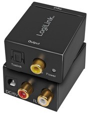 LogiLink Audio Konverter, Analog auf Digital, SPDIF/Koaxial