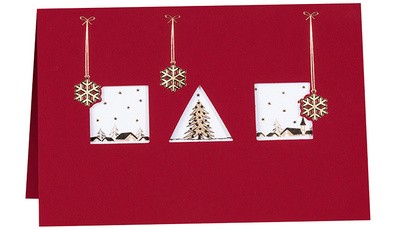 RÖMERTURM Weihnachtskarte "Tannenweiß"