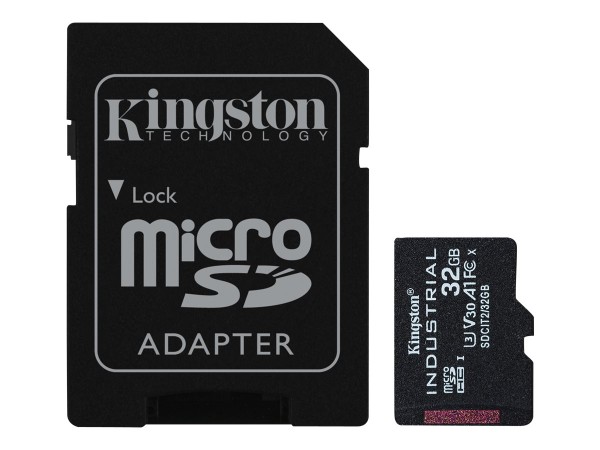 KINGSTON KINGSTON 32GB microSDHC Industrial C10 A1 pSLC