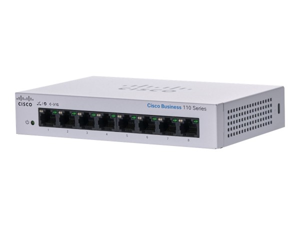 CISCO SYSTEMS CISCO CBS110 Unmanaged 8-port GE Desktop CBS110-8T-D-EU