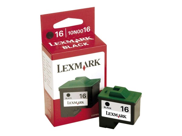 LEXMARK Cartridge No. 16 Schwarz Tintenpatrone 10N0016E