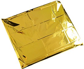 HYGOSTAR Rettungsdecke, 1.600 x 2.100 mm, silber/gold