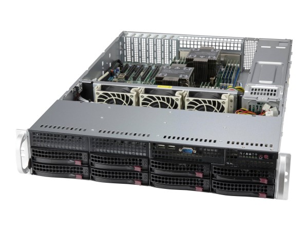 SUPERMICRO SUPERMICRO Gehäuse SuperChassis CSE-825BTQC-R1K23LPB Black