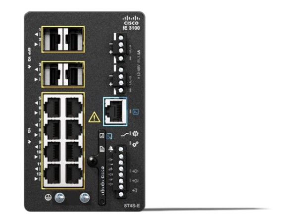 CISCO SYSTEMS IE3100 w/8GE Copper 4GE SFP Fixed IE-3100-8T4S-E