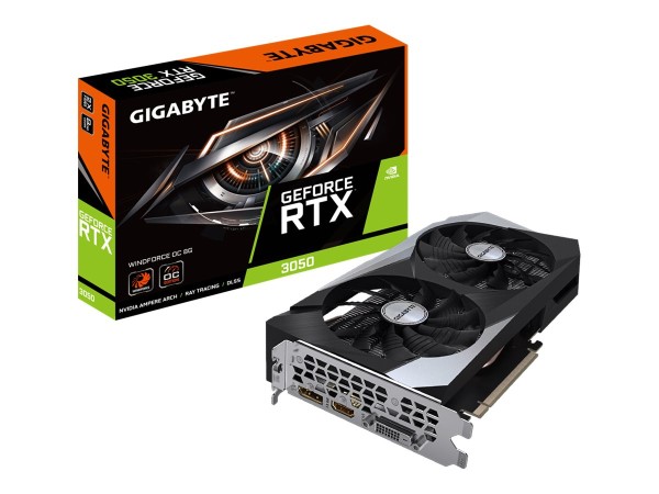 GIGABYTE GeForce RTX 3050 WindForce OC 8GB GV-N3050WF2OC-8GD