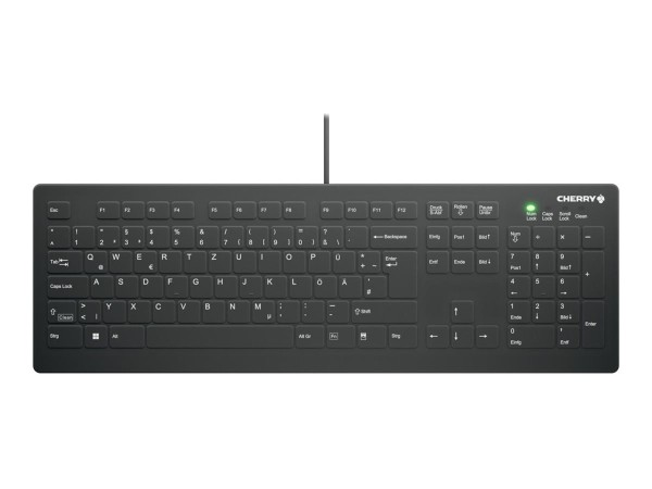 CHERRY Keyboard AK-C8112 Medical corded sealed [DE] black IP68 +++ kabelgeb AK-C8112-US-B/DE