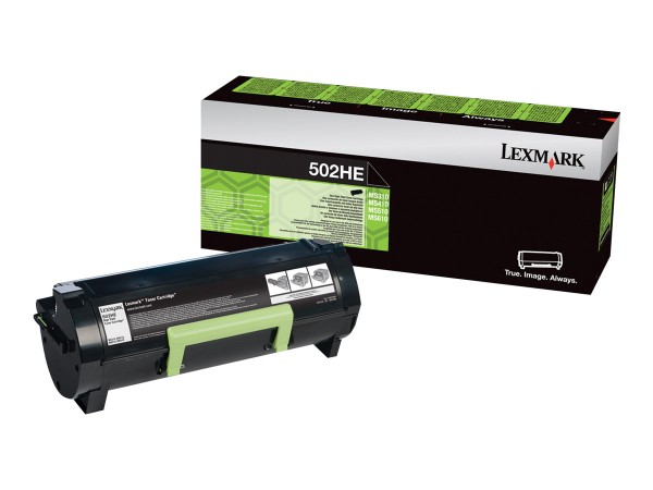 LEXMARK LEXMARK 502HE Schwarz Tonerpatrone Lexmark Corporate