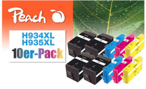 PEACH PEACH Tinte 10er Pack kompt No.934/935XL