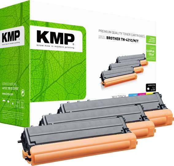 KMP Toner Kombi-Pack ersetzt Brother TN-247C, TN-247M, TN-247Y, TN247C, TN2 1268,3030