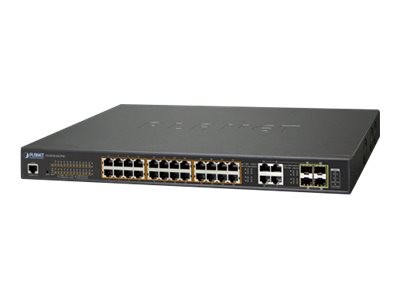 PLANET TECHNOLOGY PLANET TECHNOLOGY Planet GS-4210-24UP4C 24-Port 10/100/1000T Ultra PoE