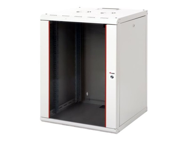EQUIP EQUIP Netzwerkschrank 19"  16U 600x450mm Glastür  grau