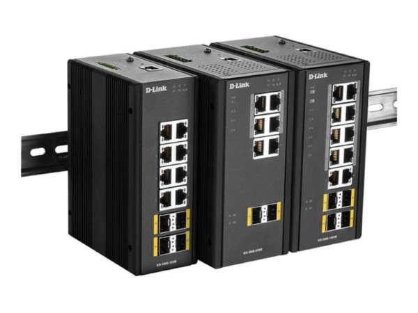 D-LINK 14 Port Layer2 Managed Gigabit PoE Industrial Switch DIS-300G-14PSW