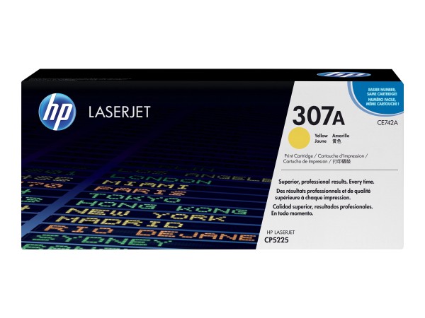 HP 307A Gelb LaserJet Tonerpatrone (CE742A) CE742A