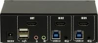INTERTECH INTERTECH Inter-Tech IPC KVM Switch AC-21HUS HDMI, 4K@60Hz