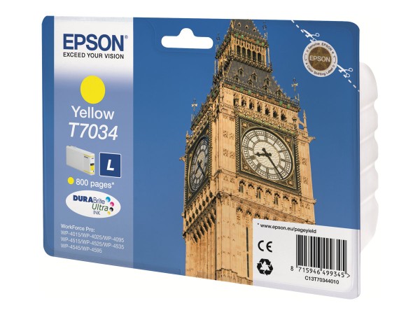 EPSON EPSON T7034 L Größe Gelb Tintenpatrone