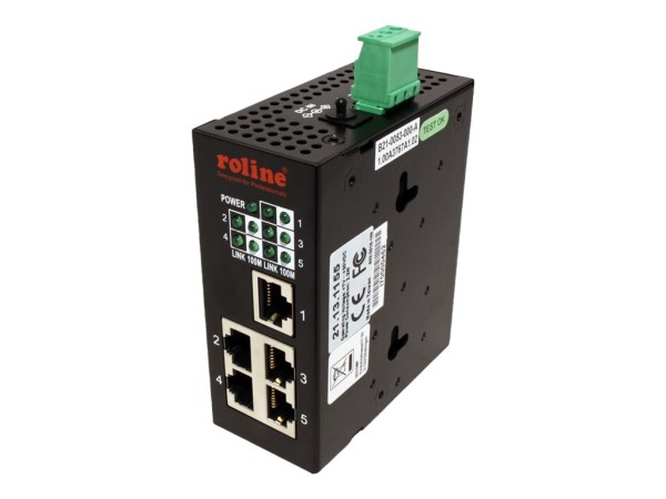 ROLINE ROLINE Industr. Fast Ethernet Switch, 5