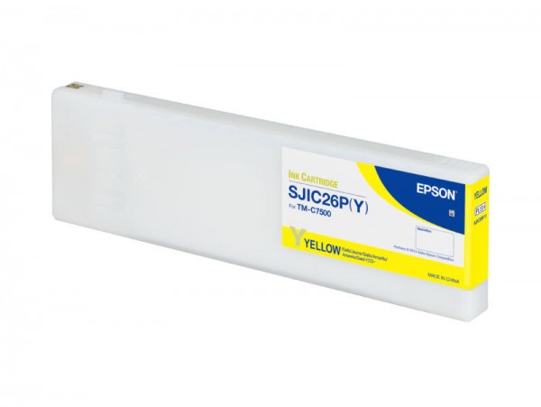 Epson SJIC26P(Y) - Tintenpatrone Original - Yellow - 294,3 ml