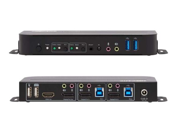 EATON TrippLite 2-Port DisplayPort/USB KVM Switch B005-DPUA2-K