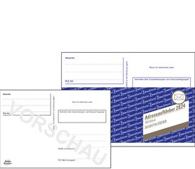 AVERY Zweckform Formularbuch "Posteingangs-/Ausgangsbuch",A4