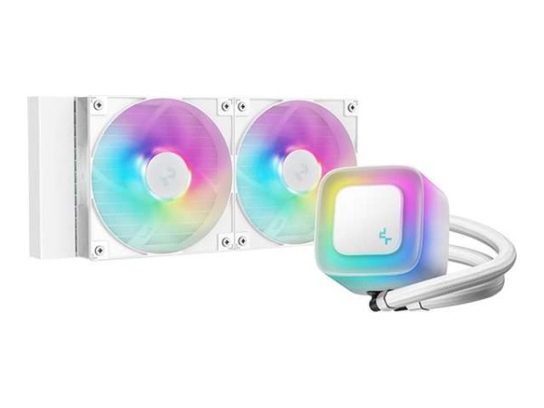 DEEPCOOL LE240 WH V2 AiO-Wasserkühlung R-LE240-WHAMMN-G-2