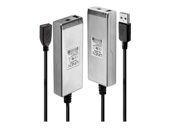 LINDY LINDY USB 2.0 MM LWL/Fibre Optic Extender 200m Multi Mode Fibre
