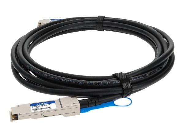 ADDON NETWORKS AddOn - 40GBase-CU Kabel zur direkten Befestigung - QSFP+ bi EX-QSFP-40GE-DAC-50CM-AO