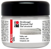 Marabu Acryl-Strukturgel, 225 ml, farblos matt