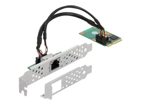 DELOCK DELOCK MiniPCIe I/O PCIe full size Gigabit LAN 1x RJ45 i210 Delock