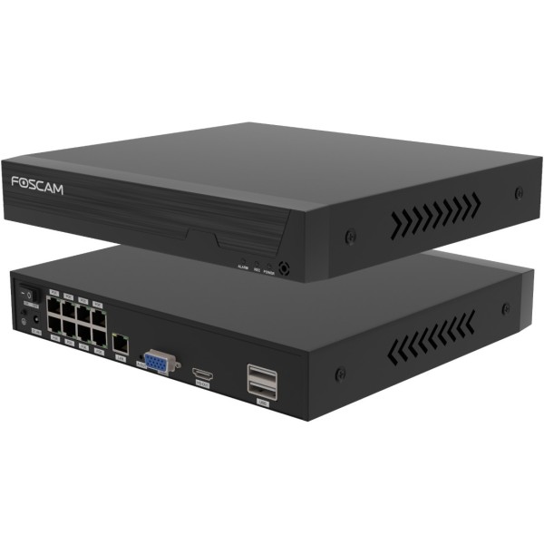 FOSCAM FN9108E-T4-2T ÿberwachungskameraset 4 Kameras mit Recorder Weiÿ FN9108E-T4-2T