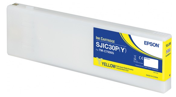 Epson SJIC30P(Y) - Tintenpatrone Original - Yellow - 294,3 ml