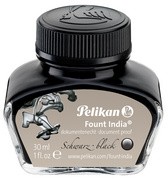 Pelikan Tinte "Fount India", schwarz, im Glas