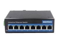 WANTEC WANTEC Industrial Ethernet Switch für Hutschiene 8 Port