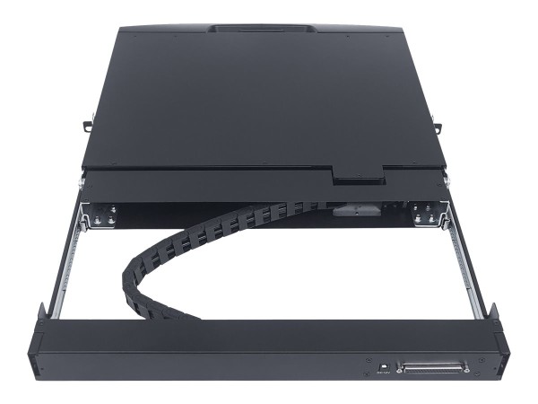 INTELLINET Rackmount 19 LCD Konsole 1U German Lay 508032