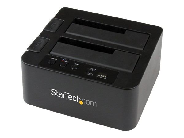 STARTECH.COM USB 3.0/eSATA auf 6,35/8,89cm 2,5/3,5Zoll Festplatten Duplizie SDOCK2U33RE