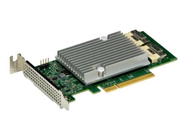 SUPERMICRO SUPERMICRO 16-Port Std LP Tri-mode AOC, x8 PCIe Gen 4.0 SAS3