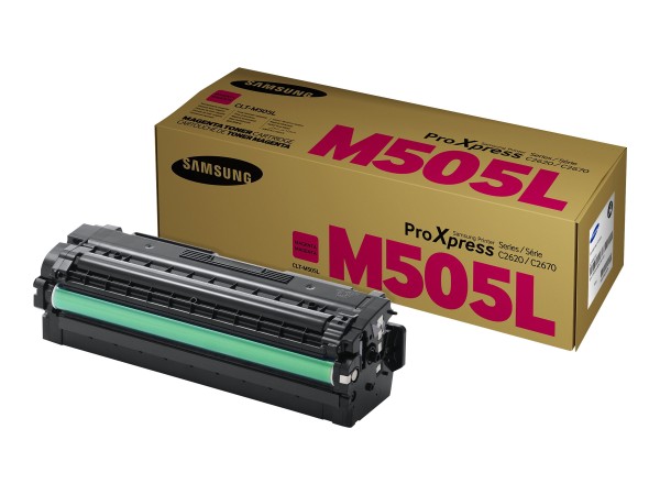 SAMSUNG CLT M505L Magenta Tonerpatrone CLT-M505L/ELS