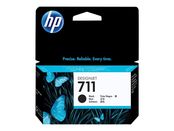 HP 711 Schwarz Tintenpatrone CZ129A