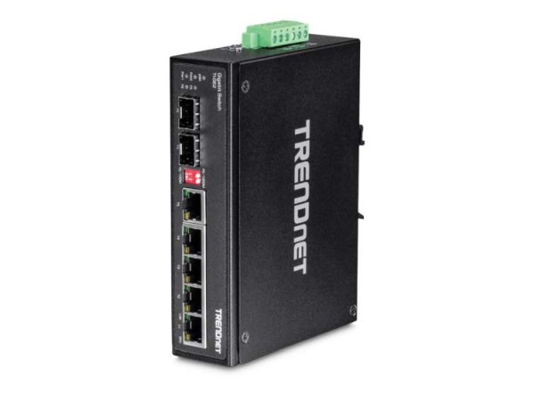 TRENDNET 6-PORT HARD. IND. GBIT SWITCH TI-G62