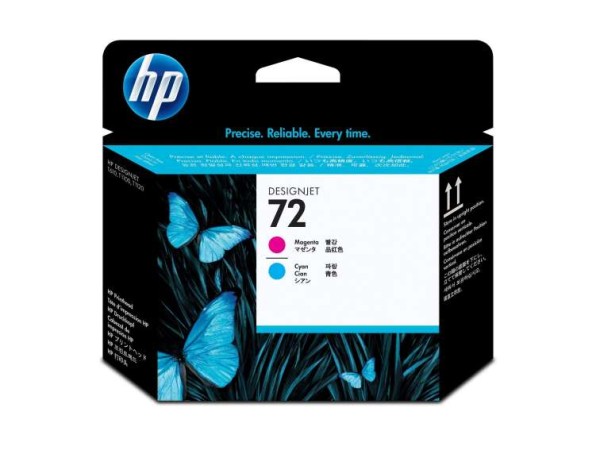 HP 72 Cyan, Magenta Druckkopf C9383A
