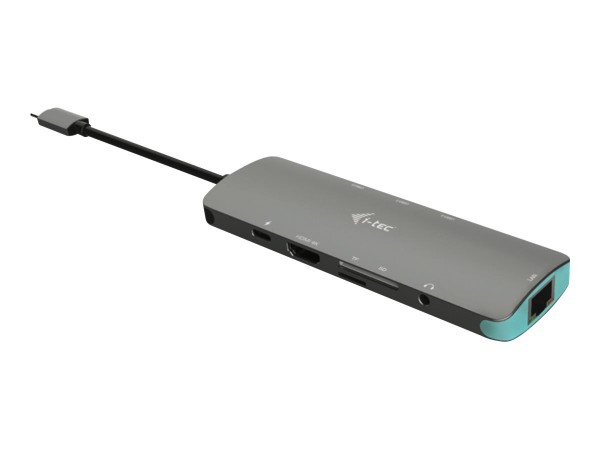 I-TEC USB-C Metal Nano Docking Station 4K HDMI LAN + Power Delivery 100 W C31NANODOCKLANPD