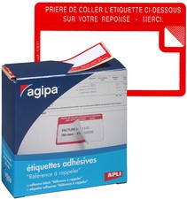 agipa Etiquette "Références à Rappeler", 59 x 36 mm