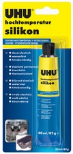 UHU Hochtemperatur-Silikon, schwarz, 80 ml Tube