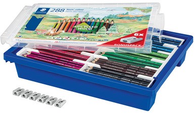 STAEDTLER Dreikant-Buntstift Noris colour, 288er Box