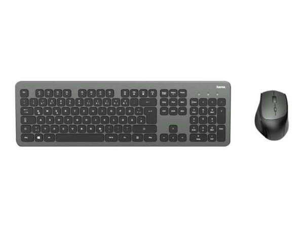HAMA KMW-700 - Tastatur-und-Maus-Set - kabellos - 2.4 GHz - German QWERTZ - 00182677