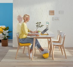 LEITZ Fußstütze Ergo Cosy, grau