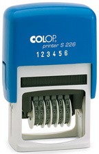 COLOP Ziffernstempel Printer S226, 6-stellig, blau