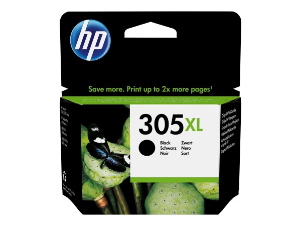 HP 305XL High Yield Black Original Ink Cartridge 3YM62AE#ABE
